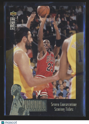 1995-96 UD COLLECTORS CHOICE JORDAN COLLECTION JC9 MICHAEL JORDAN BULLS