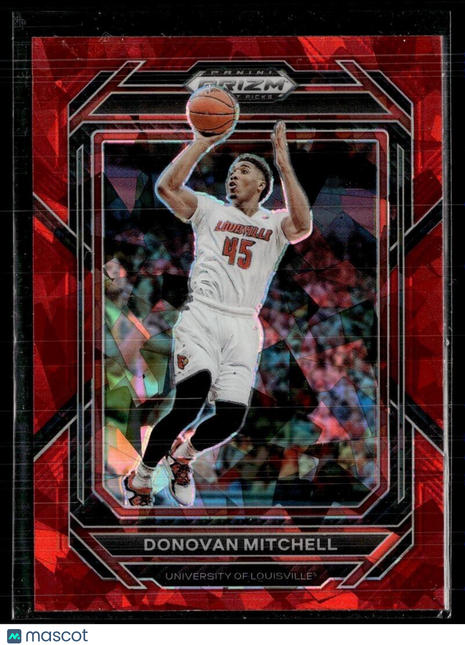 2023-24 PRIZM DRAFT RED ICE DONOVAN MITCHELL LOUISVILLE