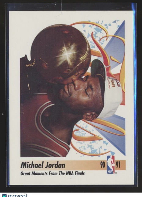 1991-92 SKYBOX GREAT MOMENTS NBA FINALS MICHAEL JORDAN BULLS