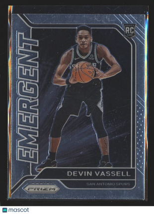 2020-21 PRIZM EMERGENT DEVIN VASSELL SPURS