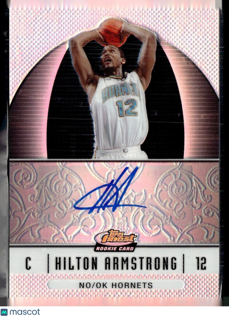 2006-07 FINEST REFRACTOR ROOKIE AUTO HILTON ARMSTRONG HORNETS