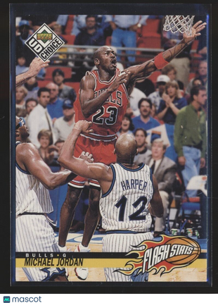 1998-99 UD CHOICE FLASH STATS MICHAEL JORDAN BULLS