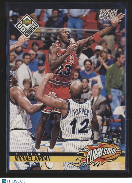 1998-99 UD CHOICE FLASH STATS MICHAEL JORDAN BULLS