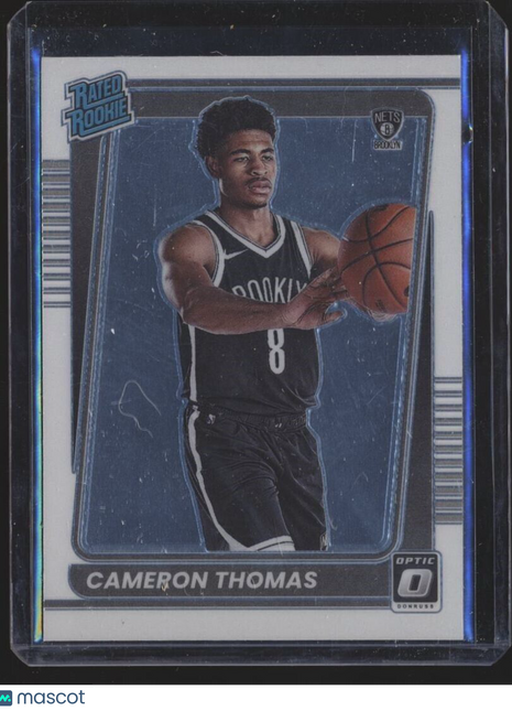 2021-22 OPTIC RATED ROOKIE CAMERON THOMAS NETS