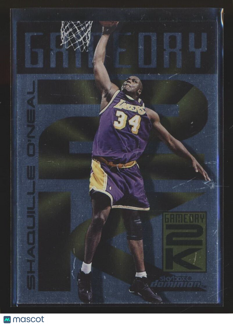1999-00 SKYBOX DOMINION GAME DAY 2K SHAQUILLE O'NEAL LAKERS