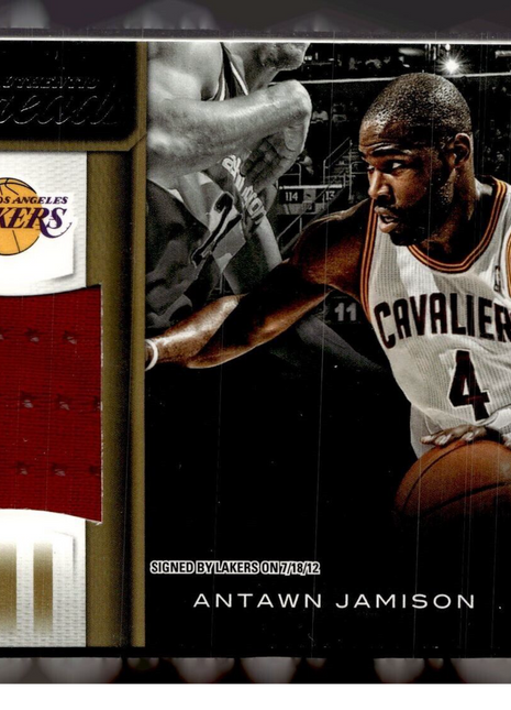 2012-13 THREADS AUTHENTIC JERSEY RELIC ANTAWN JAMISON CAVS