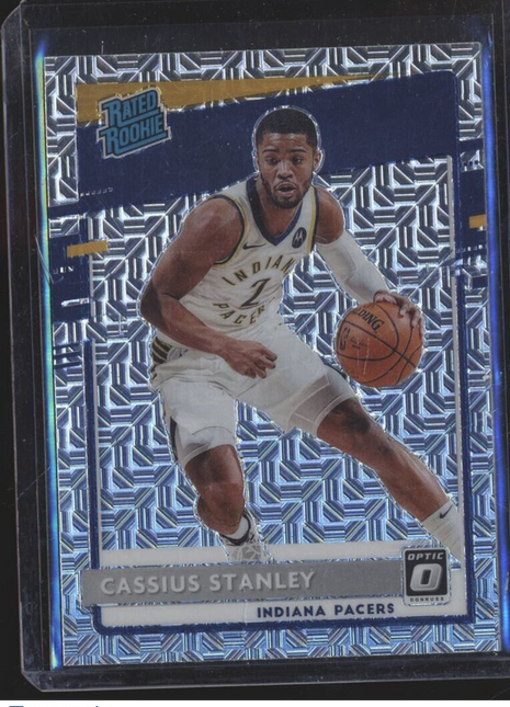 2020-21 OPTIC MOJO RATED ROOKIE CASSIUS STANLEY PACERS