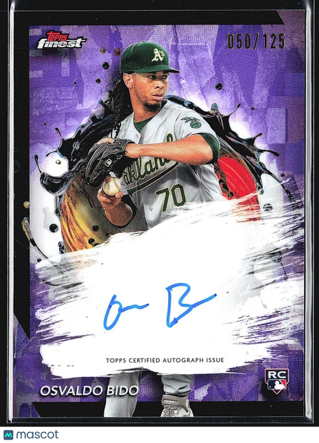 2024 Topps Finest Purple Finest Autographs #FA-OB Osvaldo Bido (AU, RC) /125