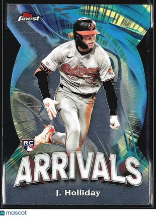 2024 Topps Finest - Arrivals #A-25 Jackson Holliday (RC)