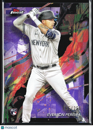 2024 Topps Finest Purple Refractor Common #17 Everson Pereira (RC) /250