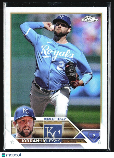 2023 Topps Chrome Update Series - #US190 Jordan Lyles Refractor