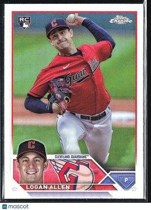 2023 Topps Chrome Update Series - #USC186 Logan Allen (RC) Refractor