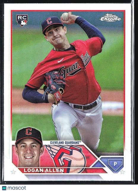 2023 Topps Chrome Update Series - #USC186 Logan Allen (RC) Refractor