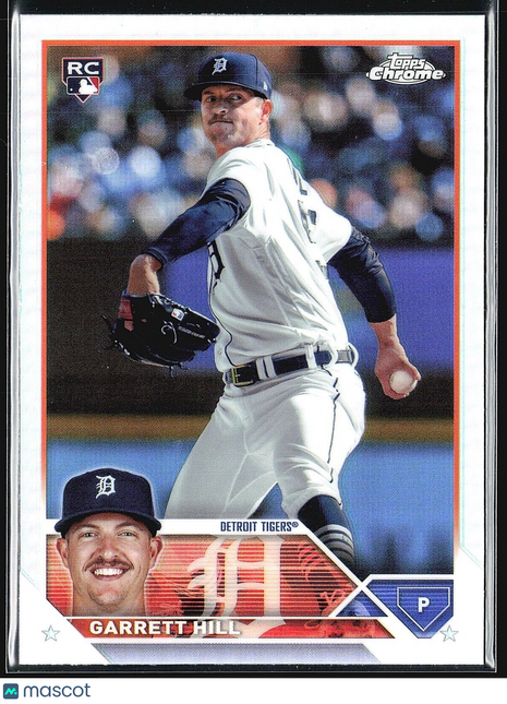 2023 Topps Chrome Update Series - #USC43 Garrett Hill (RC) Refractor