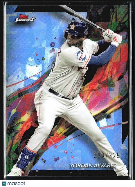 2024 Topps Finest Blue REFRACTOR Common #91 Yordan Alvarez /325