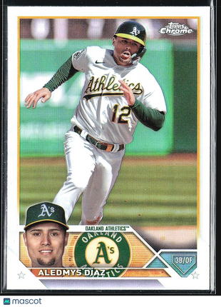 2023 Topps Chrome Update Series - #US118 Aledmys Diaz Refractor