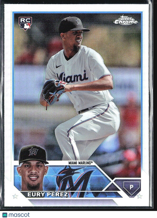 2023 Topps Chrome Update Series - #US139 Eury Perez (RC) Refractor
