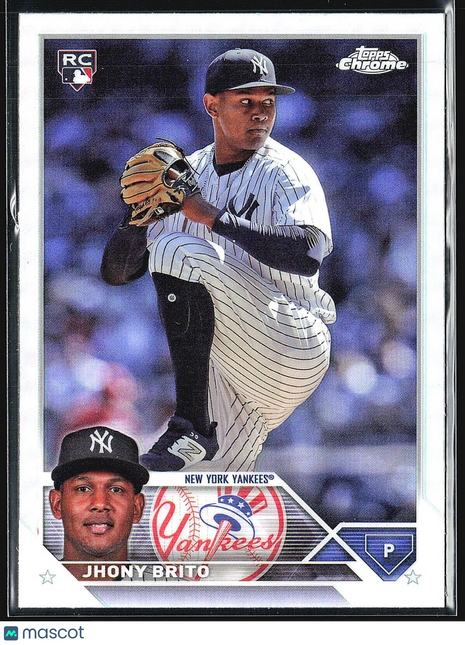 2023 Topps Chrome Update Series - #USC81 Jhony Brito (RC) Refractor