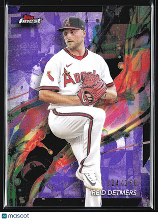 2024 Topps Finest - Common Purple Refractor #25 Reid Detmers /250