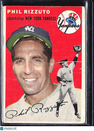 1954 Topps - White Back #17 Phil Rizzuto