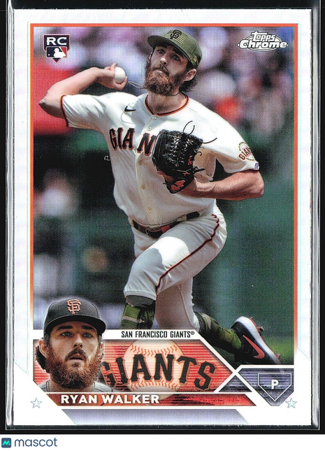 2023 Topps Chrome Update Series - #USC9 Ryan Walker (RC) Refractor