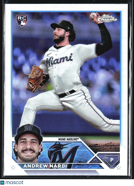 2023 Topps Chrome Update Series - #US266 Andrew Nardi (RC) Refractor