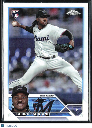 2023 Topps Chrome Update Series - #US320 George Soriano (RC) Refractor