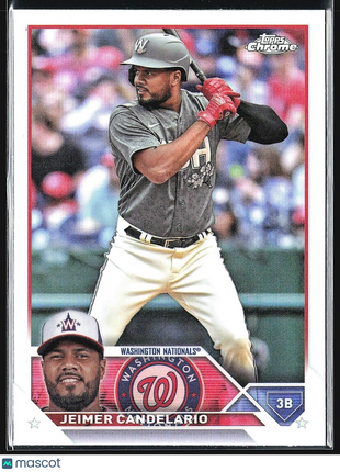 2023 Topps Chrome Update Series - #US129 Jeimer Candelario Refractor