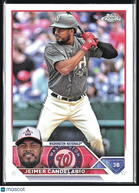 2023 Topps Chrome Update Series - #US129 Jeimer Candelario Refractor