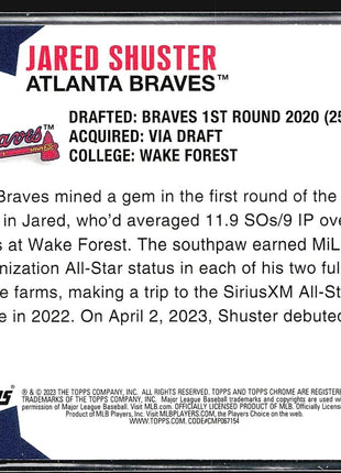 2023 Topps Chrome Update Series - Youthquake #YQ-61 Jared Shuster (RC)