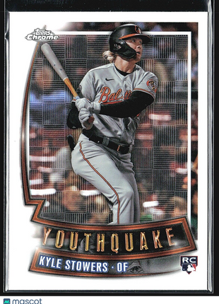 2023 Topps Chrome Update Series - Youthquake #YQ-74 Kyle Stowers (RC)