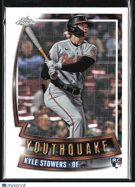 2023 Topps Chrome Update Series - Youthquake #YQ-74 Kyle Stowers (RC)
