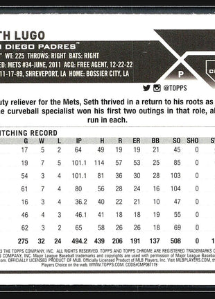 2023 Topps Chrome Update Series - #US182 Seth Lugo Refractor