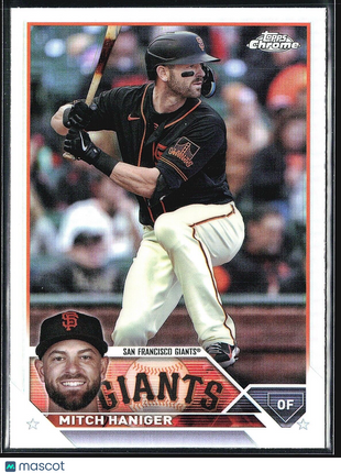 2023 Topps Chrome Update Series - #USC73 Mitch Haniger Refractor