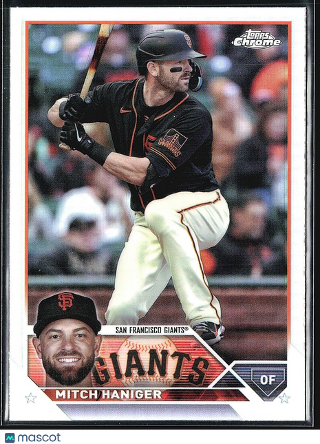 2023 Topps Chrome Update Series - #USC73 Mitch Haniger Refractor