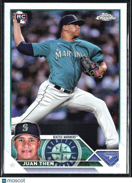 2023 Topps Chrome Update Series - #USC107 Juan Then (RC) Refractor