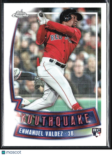 2023 Topps Chrome Update Youthquake Enmanuel Valdez #YQ-67