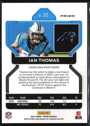 2021 Panini Prizm Siver Ian Thomas #313