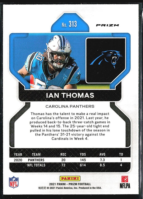 2021 Panini Prizm Siver Ian Thomas #313