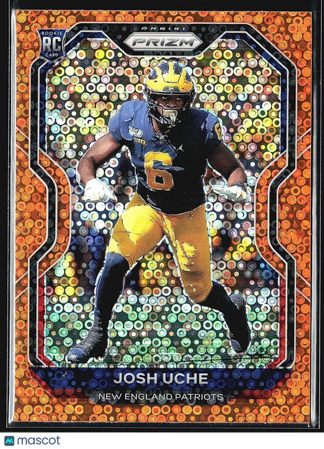 2020 Panini Prizm - Rookie No Huddle Prizm #369 Josh Uche (RC)