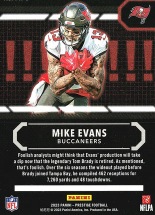 2023 Panini Prestige - Power House #PH-6 Mike Evans