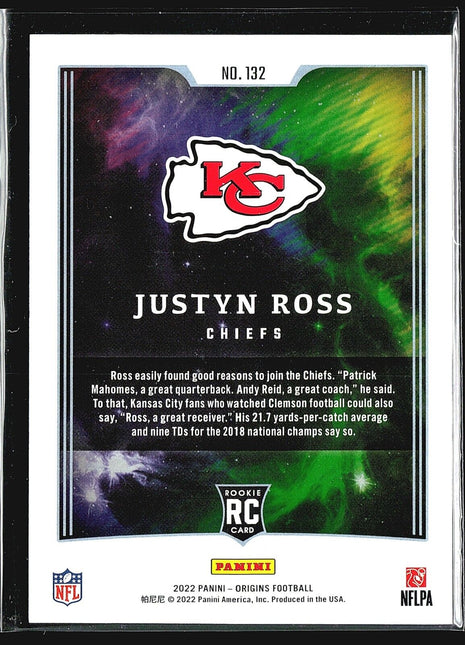 2022 Panini Origins - Rookies #132 Justyn Ross (RC)