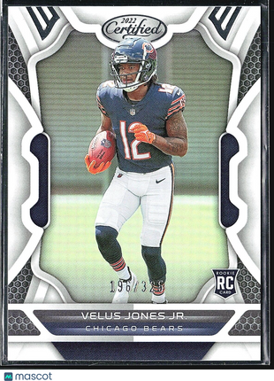 2022 Panini Certified - Rookies #131 Velus Jones Jr. /325 (RC)