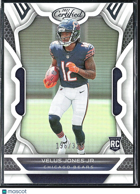 2022 Panini Certified - Rookies #131 Velus Jones Jr. /325 (RC)
