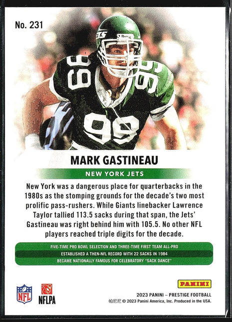 2023 Panini Prestige Xtra Points #231 Mark Gastineau