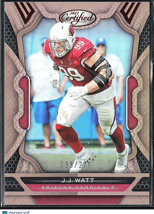 2022 Panini Certified - #3 J.J. Watt Brown /275