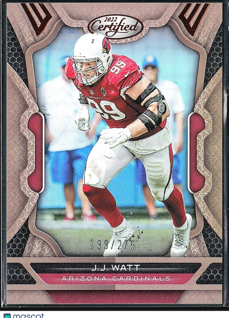 2022 Panini Certified - #3 J.J. Watt Brown /275