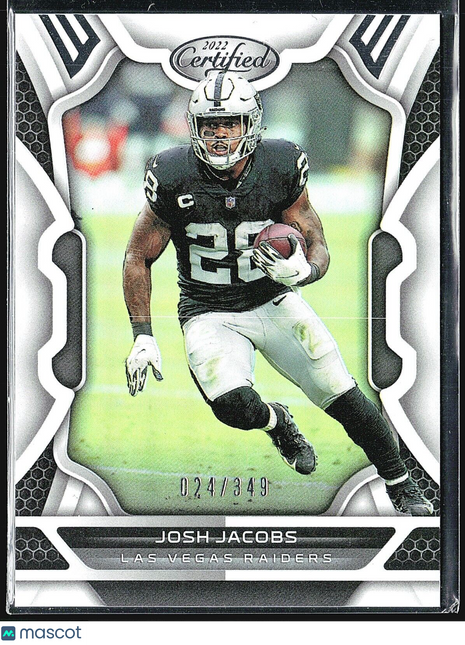 2022 Panini Certified - #58 Josh Jacobs /349