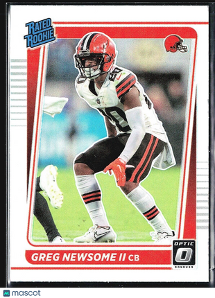 2021 Panini Optic Rated Rookie Holo Greg Newsome II #252