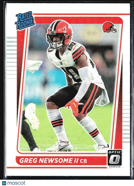 2021 Panini Optic Rated Rookie Holo Greg Newsome II #252